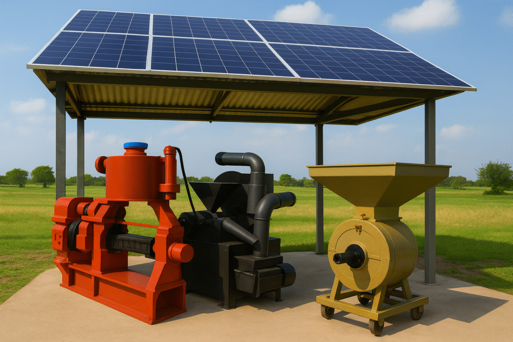 Solar Chatri Solar Aata Chakki - SolarEngineers.com